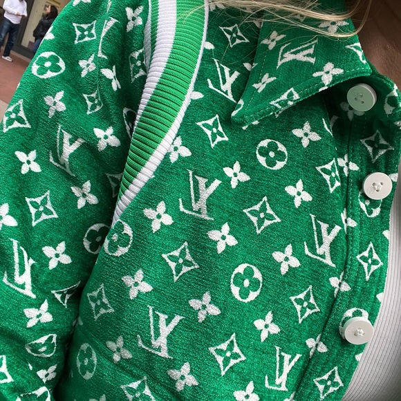 Louis Vuitton RARE LV Monogram Toweling Bomber Jacket - Picture 9 of 16